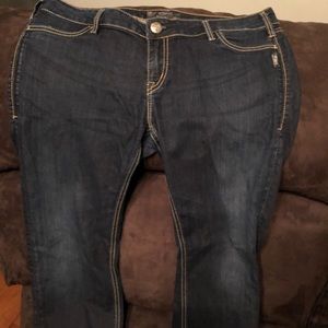 Silver Jeans Suki Jeggings Dark Wash